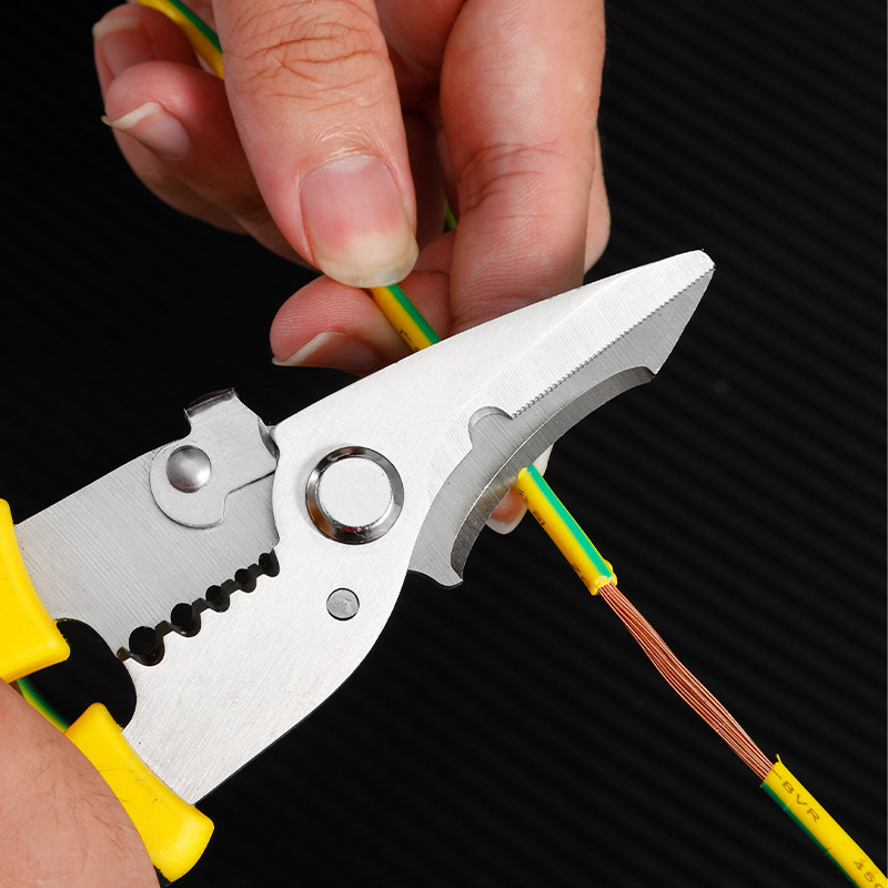 The new industrial scissors, iron sheet shears, powerful shears, stainless steel light steel keel, aviation shears, iron wire and wire shears are super cost-effective Application Scenario