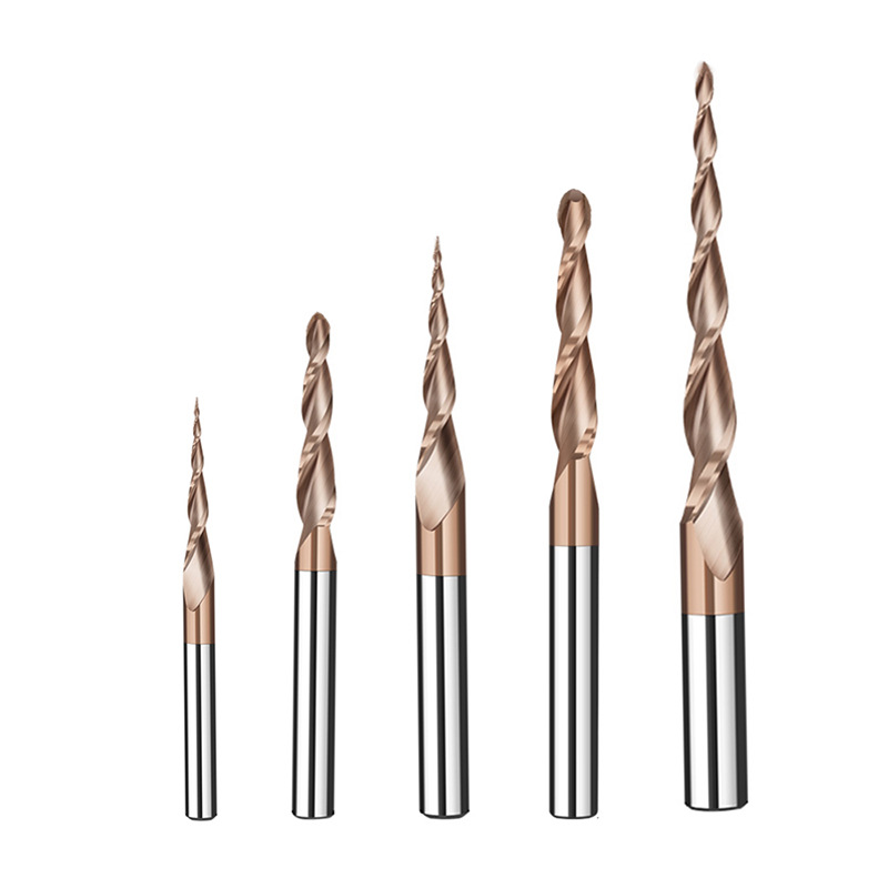Wangrui 55-degree coated cemented carbide 3D embossed engraving tool for wood, aluminum and copper CNC tools Item Picture