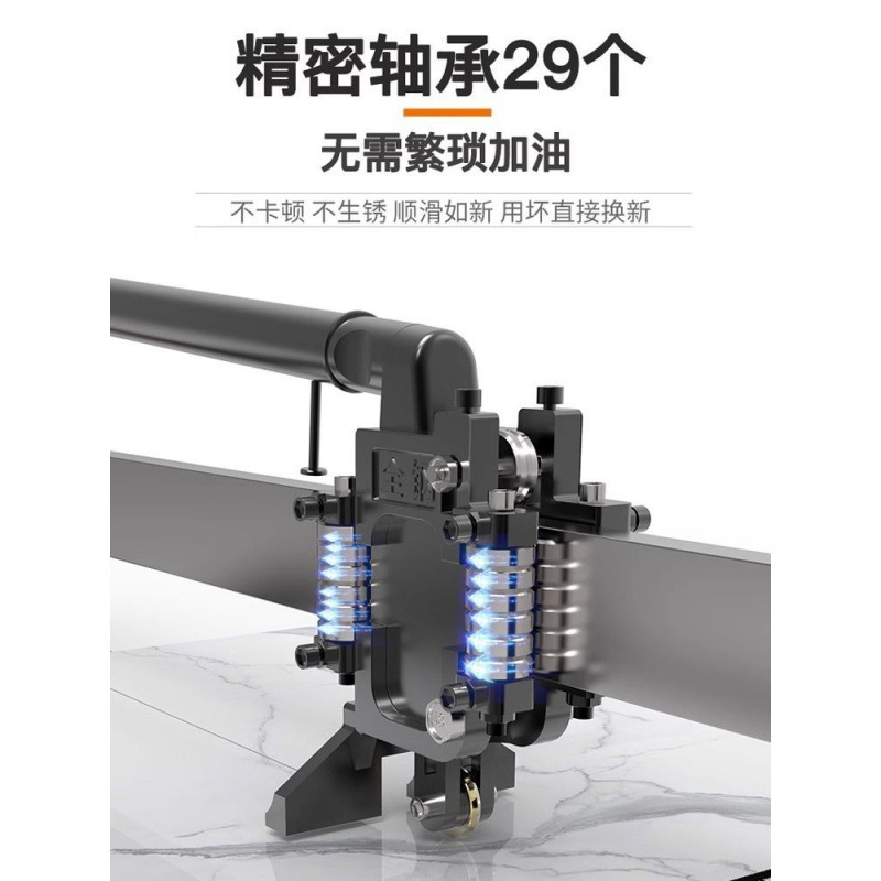 Manual high-precision tile push knife, tile cutting knife, floor tile pulling knife, tile cutting details Picture