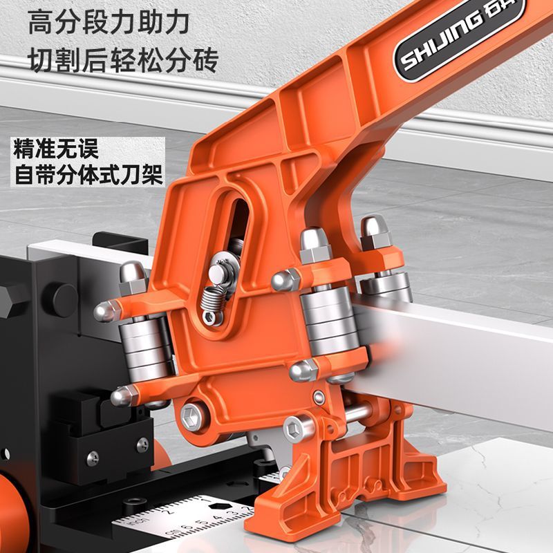 Shijing manual push knife laser infrared stone cutting machine, household multi-functional high-precision tile and floor tile cutting knife Application Scenario