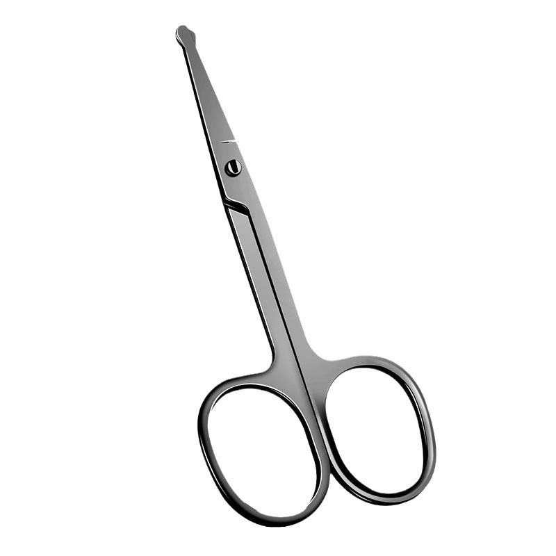 Eyebrow trimming scissors, eyebrow and nose hair trimmer, stainless steel pointed tip, beauty and eyelash trimming, special small scissors for makeup and beauty products Item Picture