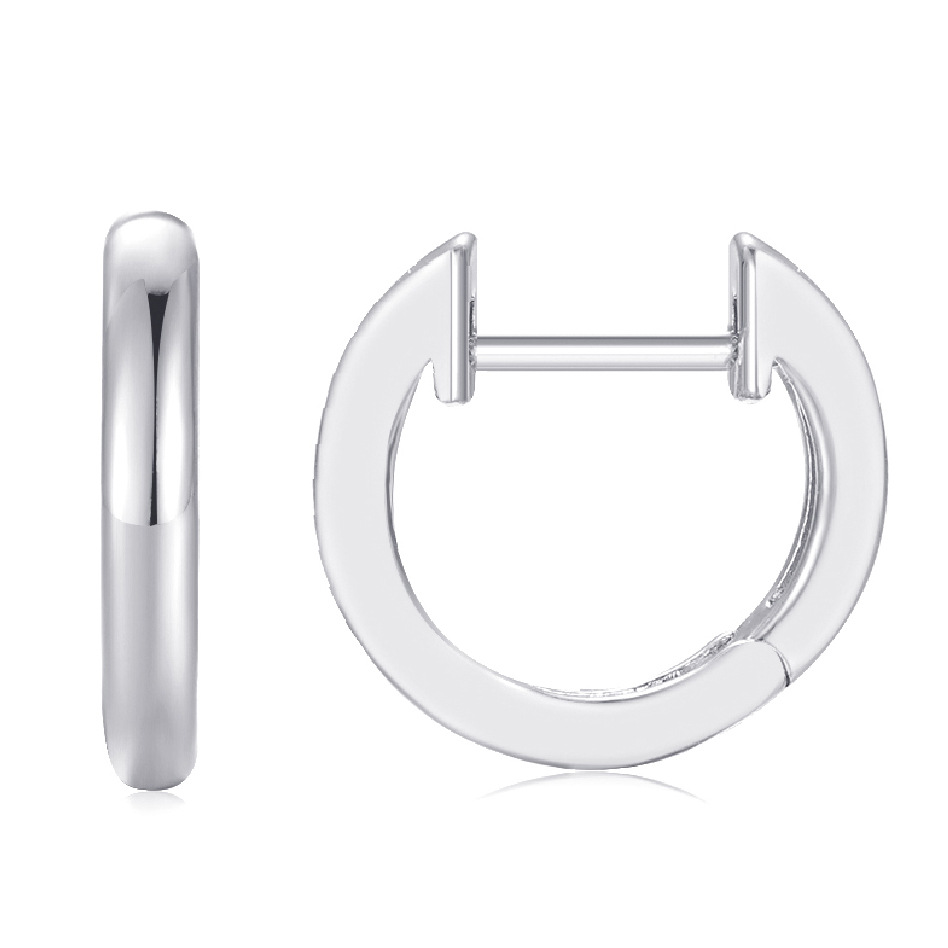The popular InS-style simple round ear loops in Europe and America, the smooth ear buckles with copper and gold plating, and the best-selling Amazon earrings full figure