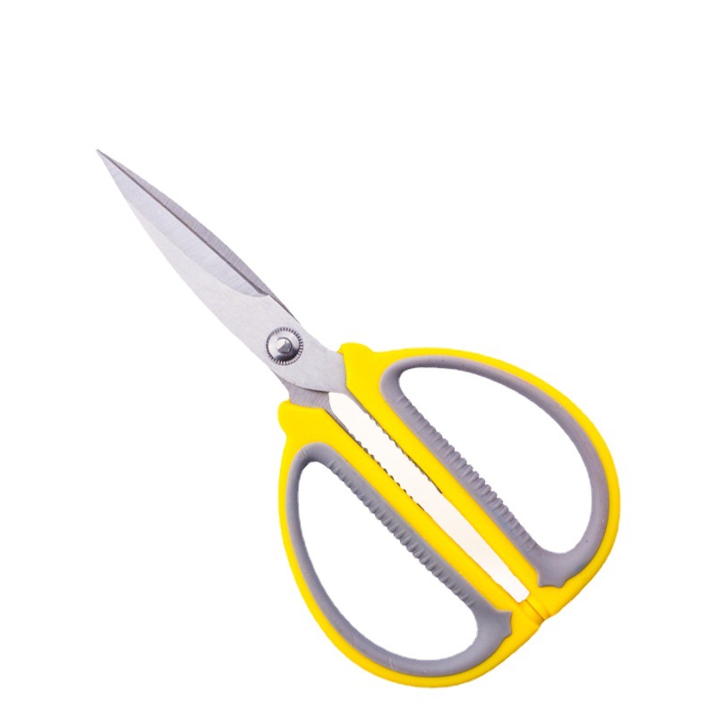 Bulk wholesale of household stainless steel kitchen scissors, two-color scissors, 08A scissors, and multi-purpose kitchen food scissors Item Picture