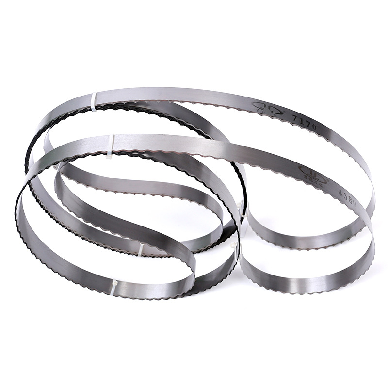 Factory direct supply of German material straight cutting machine, wavy knife belt for cutting hard foam, EVA crescent saw blade Item Picture
