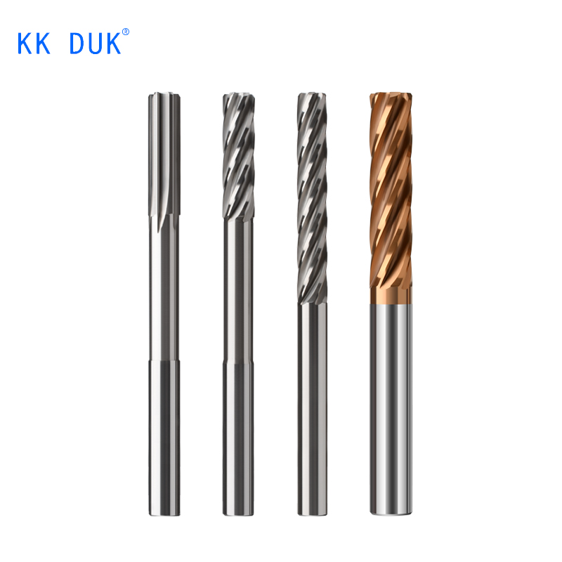 Youdaoplaceholder0 KKDUK integral alloy extended reamer tungsten steel extra-long reamer 100 long 150 long 200 long H7 precision 2- Item Picture