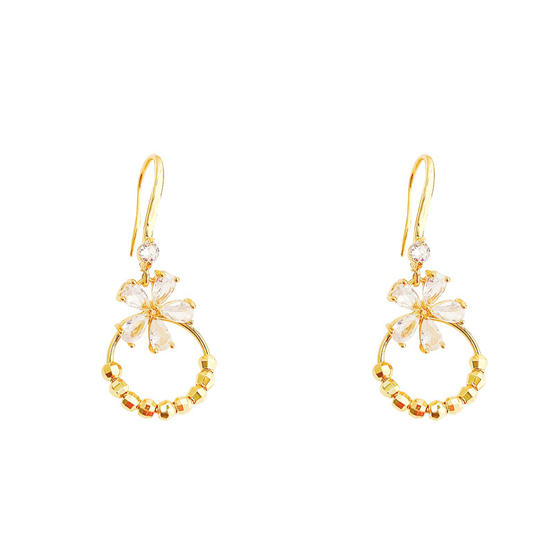 Wholesale of the latest trendy and popular earrings in 2023, featuring a feminine and high-end look, zircon earrings, and retro and exquisite earrings Item Picture