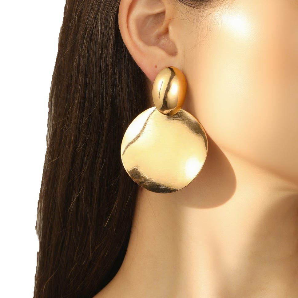 New cold style irregular hollowed-out earrings from Europe and America, creative, individual and fashionable earrings, pendants and earrings for women details Picture