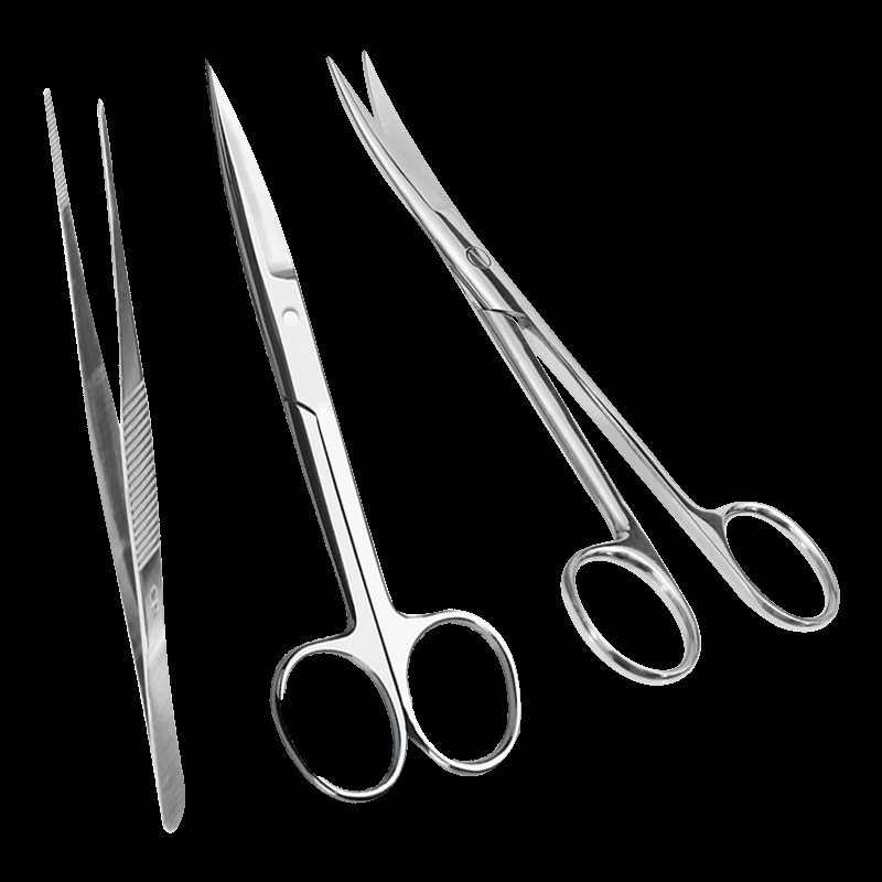 Kefu stainless steel medical devices, surgical scissors, surgical scissors, suture removal, household straight-pointed and curved-pointed tools Application Scenario