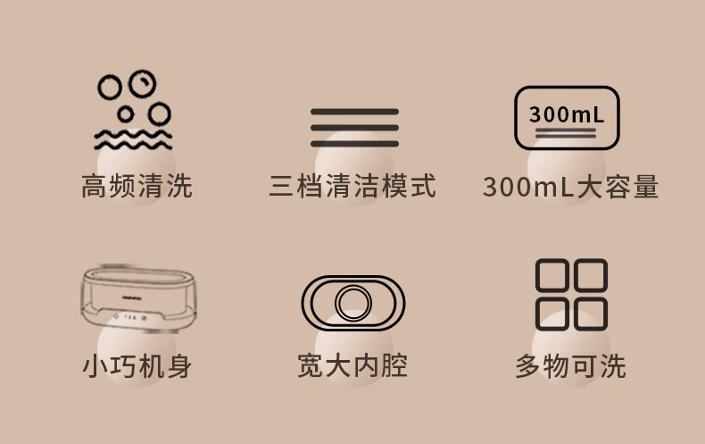 批发包邮！大宇DAEWOO眼睛首饰超声波清洗机DYQX-CS24 手办小家电详情4