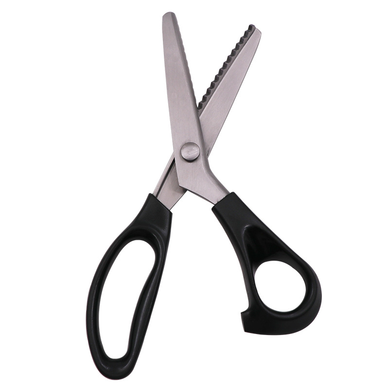 Lace scissors, dog teeth, hand scissors, stainless steel teeth, cloth scissors, sawtooth scissors, lace scissors, arc wave cutting, sewing scissors Item Picture