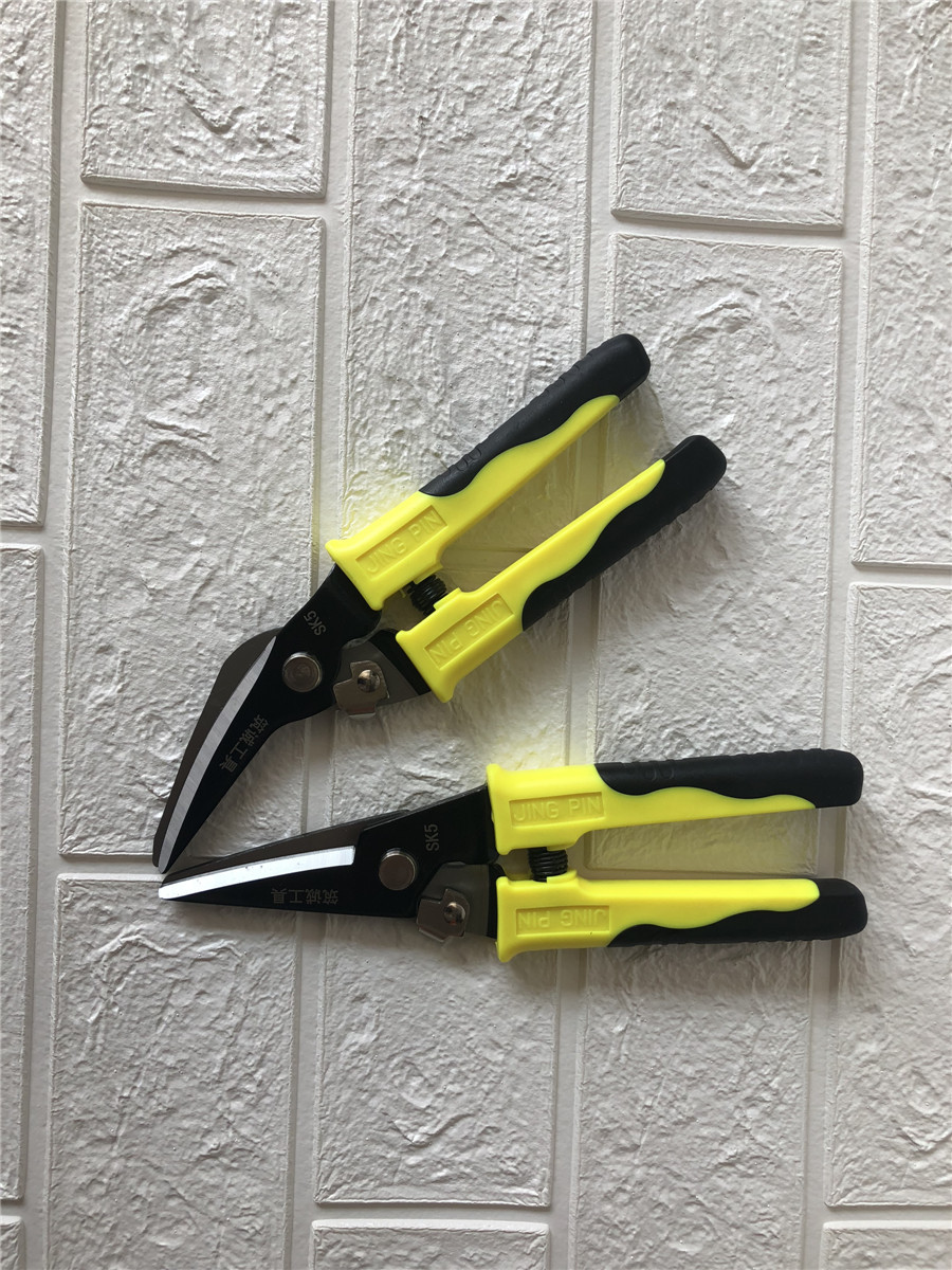 Factory direct sales of 10-inch sheet shears, multi-functional sheet shears, diamond mesh shears, sheet straight shears Item Picture