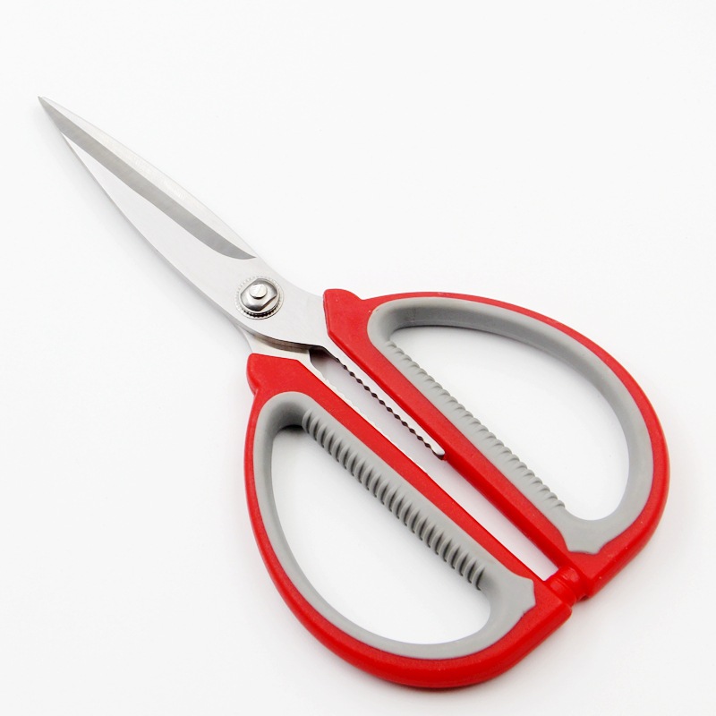Real photos of C26 large stainless steel household scissors, tailor scissors, powerful scissors, office supplies scissors full figure