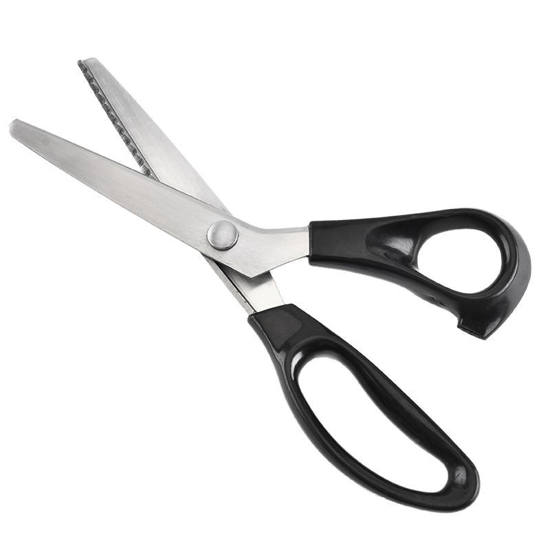 Fabric pattern lace scissors, dog tooth scissors, handcrafted tailor scissors, fabric scissors, pattern scissors, office tool scissors Item Picture