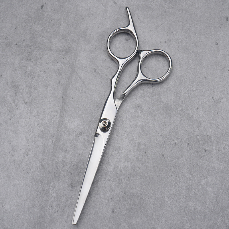 Stainless steel integrated hairdressing scissors, household hairdressing scissors, flat teeth scissors, thin and broken hair cutting tools, a comprehensive collection of scissors Specification drawing