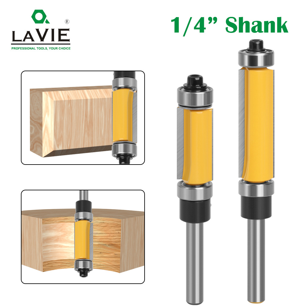 1/4 high-end profiling trimming knife, woodworking engraving and milling knife, profiling grooving knife, double-axis trimming knife full figure