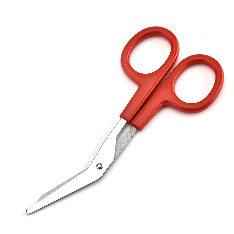 Stainless steel 12cm thin gauze scissors, elbow bandage scissors, muscle stickers, household outdoor canvas scissors Application Scenario