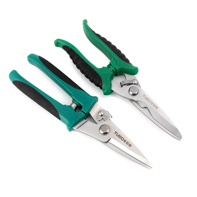 Multi-functional electronic shears, industrial-grade metal shears, wire mesh shears, keel shears, aviation shears, stainless steel galvanized sheet shears Item Picture