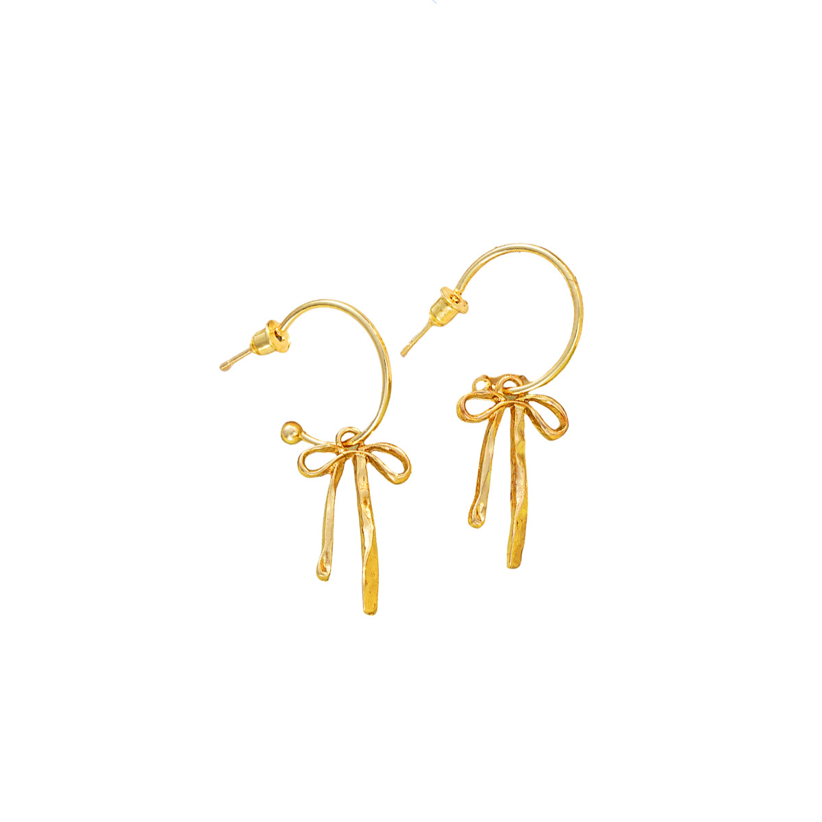 New, simple, niche, creative and elegant bow tassel earrings from Europe and America, a fashionable and high-end accessory for women Item Picture