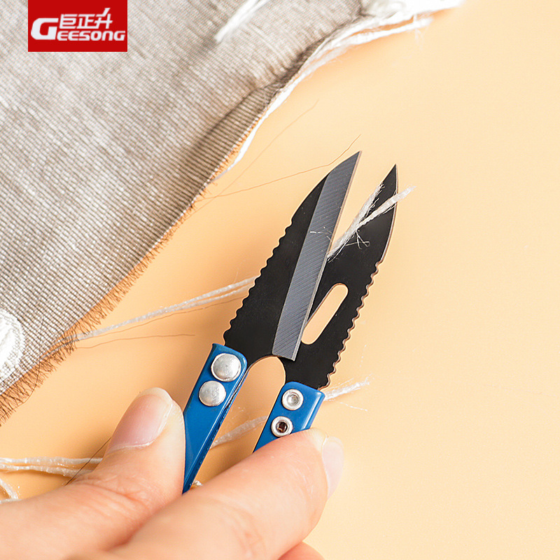 Small scissors, yarn scissors, thread ends without logoU type tool scissors, household fishing yarn special scissors, trimming scissors Application Scenario