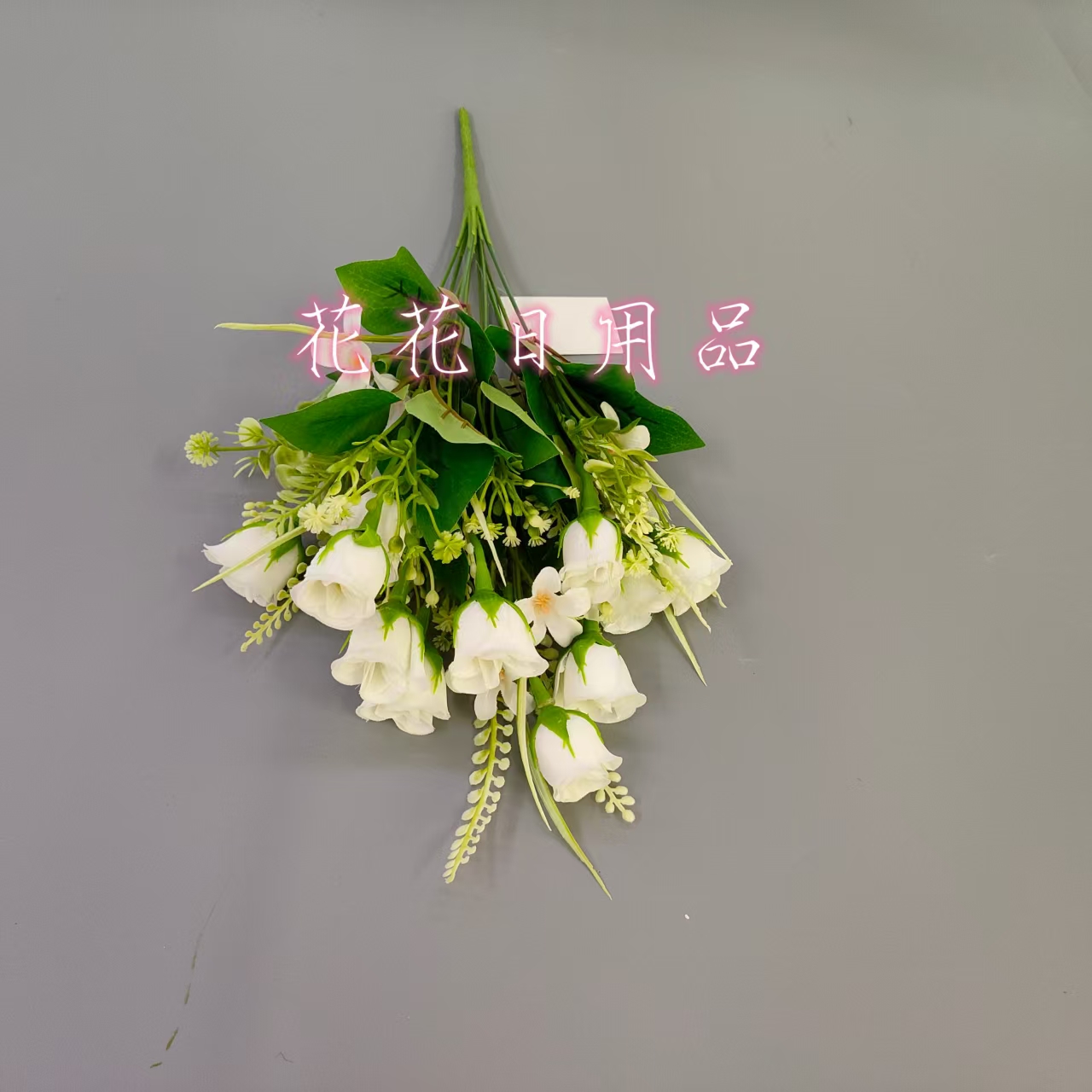 Artificial flowers, artificial flower bonsai, single 12-pronged colorful red pomegranate rose vase, wall hanging and other decorative items Item Picture