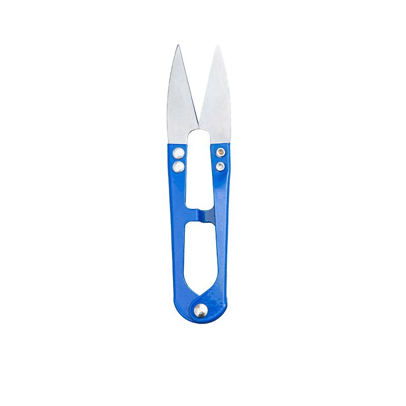 Stainless steel U-shaped scissors, household small scissors, cross-stitch trimming scissors, household trimming, sewing, and handcrafted scissors Item Picture