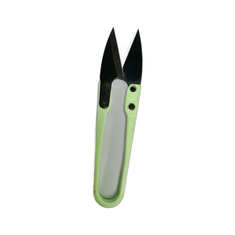 Wholesale household U-shaped yarn shears, hand-sewing carbon steel thread trimming shears, thread trimming and cross-stitch small scissors for factories Item Picture