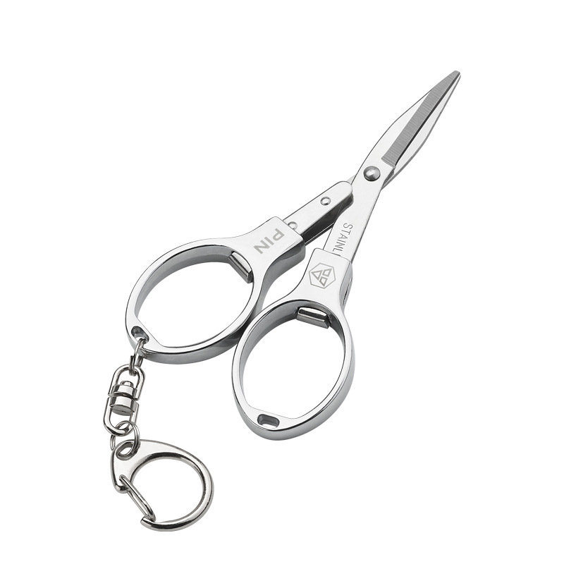 PIN brand stainless steel travel scissors, folding small scissors, gift scissors, portable scissors, wholesale scissors Item Picture