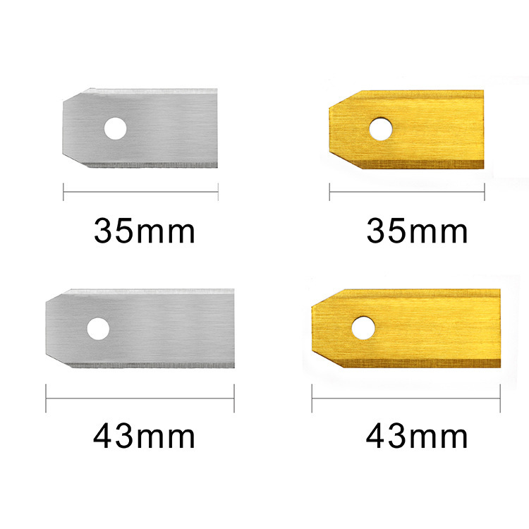 Intelligent robot lawn mower blades, single-hole straight lawn mower blades, garden machinery blades, lawn mower blades full figure