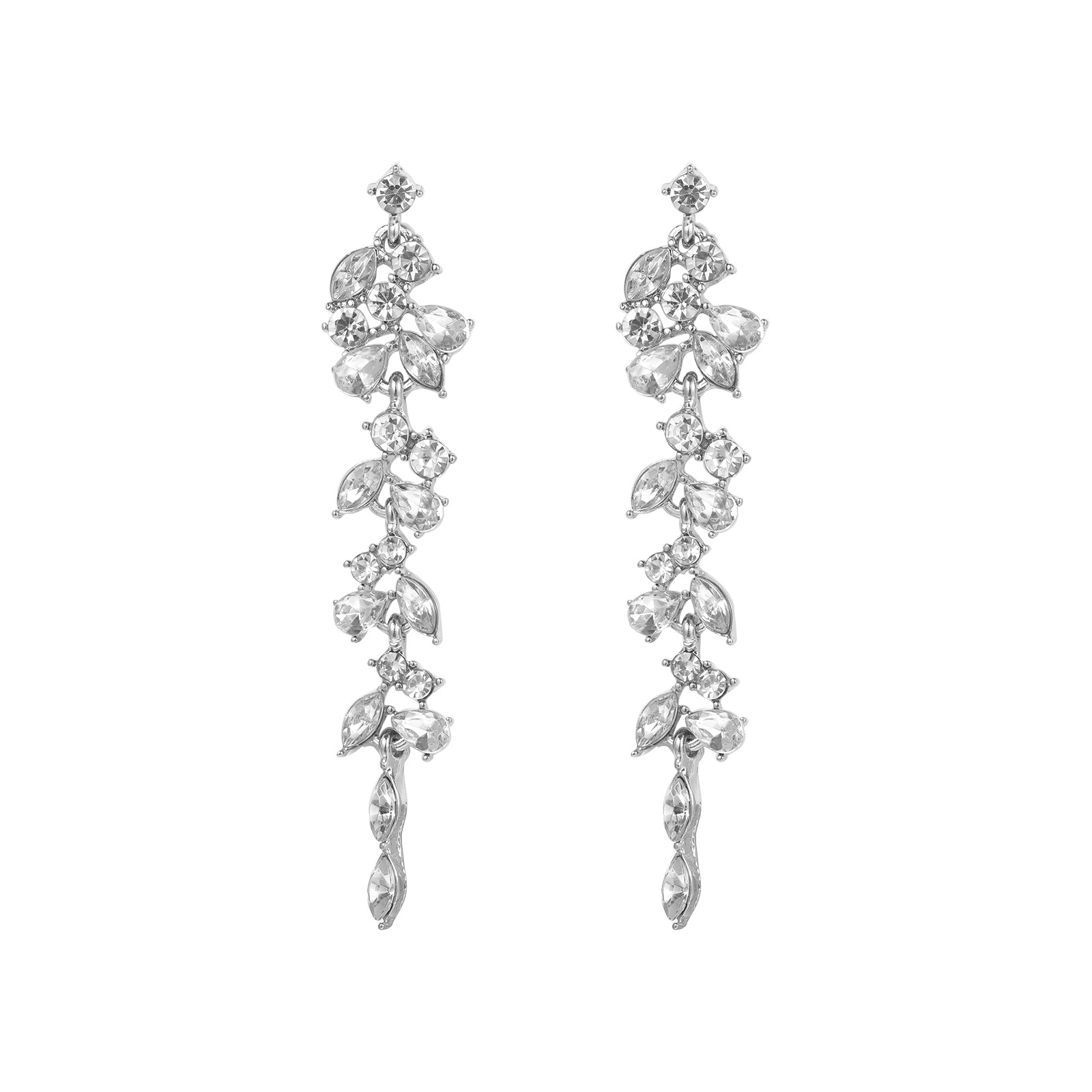 European and American long tassel earrings set with rhinestones exude a sense of high-end sophistication and a touch of light luxury. These are the best-selling earrings that have become popular among European and American Internet celebrities Item Picture