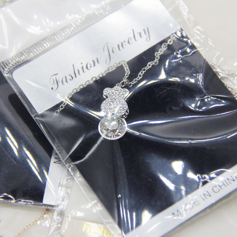 Korean-style jewelry earrings, European and American water diamonds, ladylike pearls, fashionable Harajuku sweet zircon necklace mixed batch full figure