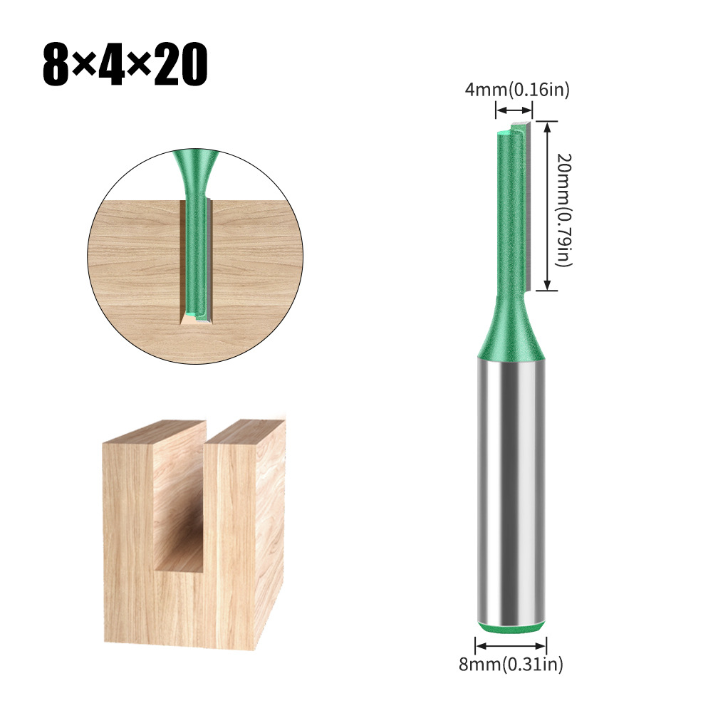 8 double-edge straight knife grooving knives, 3-25mm straight knife tungsten steel knife heads, edge trimming machine knife heads, export knife heads for foreign trade undefined
