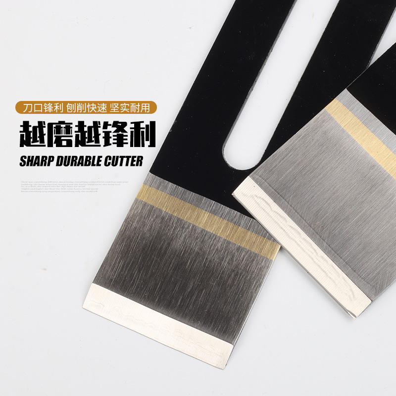 Genuine woodworking planing blade, Golden Rabbit steel, high-speed steel planing edge, flat planing, carpenter's welded edge, steel-wood planing, Golden horse planing blade Specification drawing