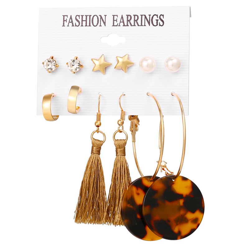 Han Zhishang Cross-border Earrings: New European and American creative tassel earrings for women, Bohemian-style flower earrings for women Application Scenario