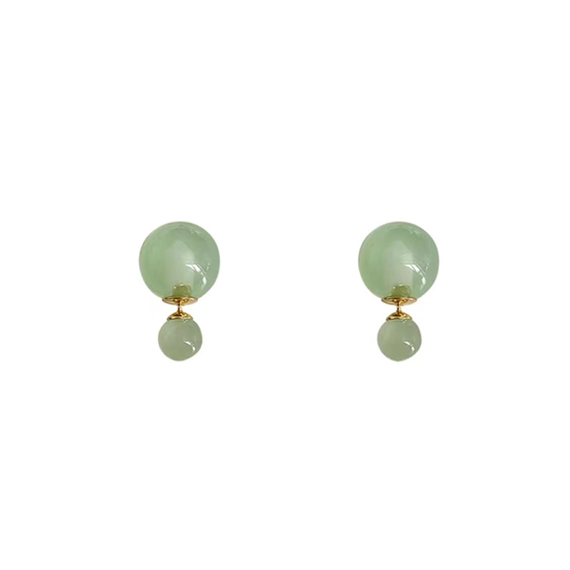 Jelly-colored bubble stud earrings for women 2024, a niche and high-end look, sweet and fresh summer earrings wholesale Item Picture