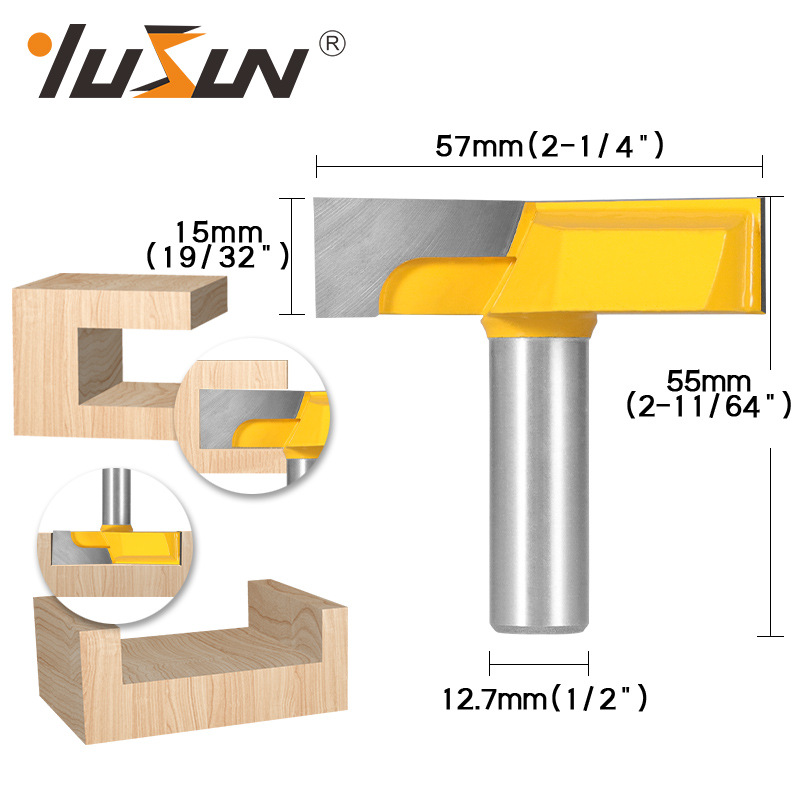 Yusheng clear bottom knife, woodworking milling cutter, large diameter 8 pieces, 1/2 pieces, Angle cutter, slotting cutter, bottom scraping cutter, flat bottom cutter undefined