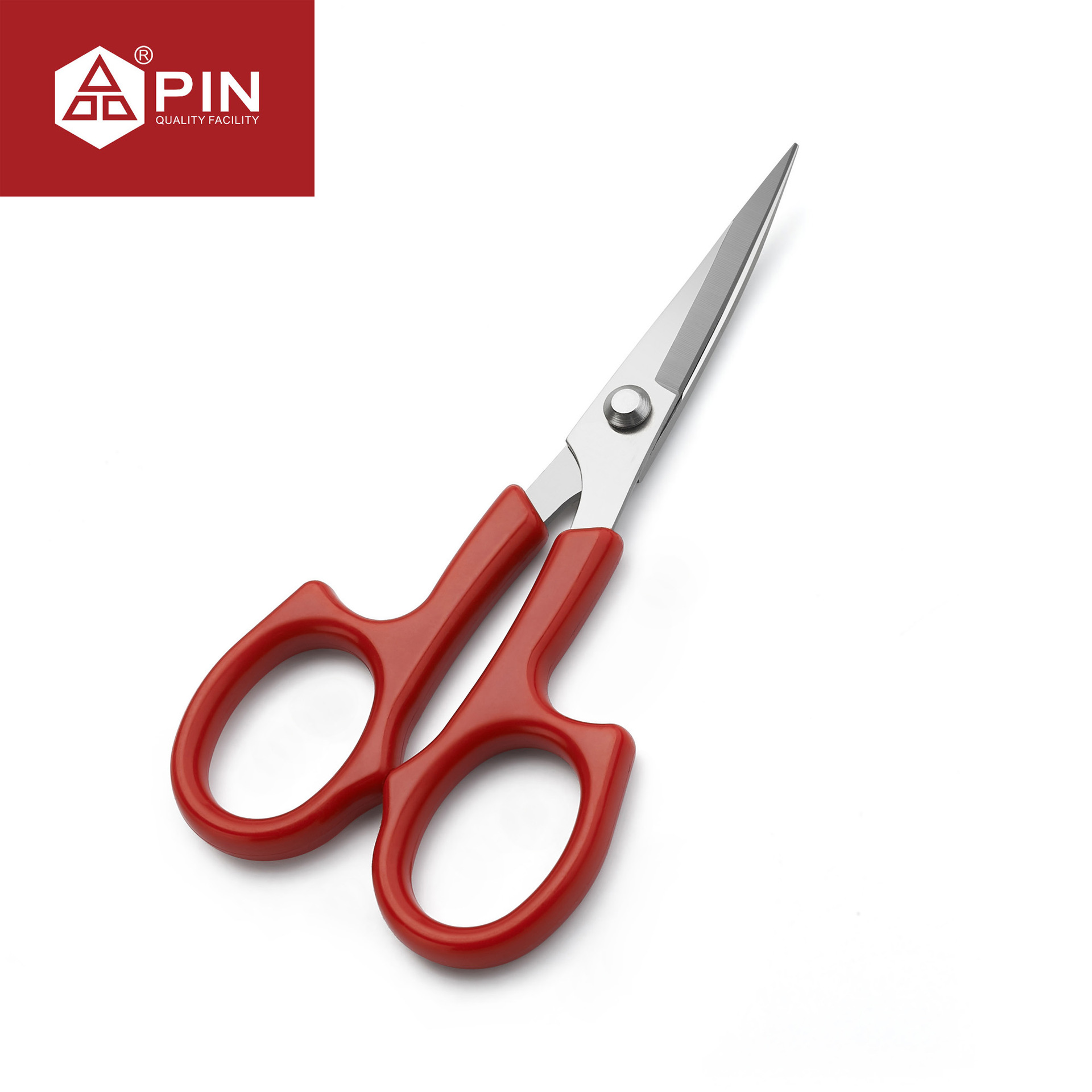 PIN-1553 Upturned head Scissors Household embroidery scissors 4.5-inch stainless steel thread head scissors Cross-stitch small scissors full figure