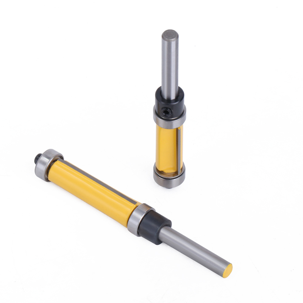 1/4 high-end profiling trimming knife, woodworking engraving and milling knife, profiling grooving knife, double-axis trimming knife Application Scenario