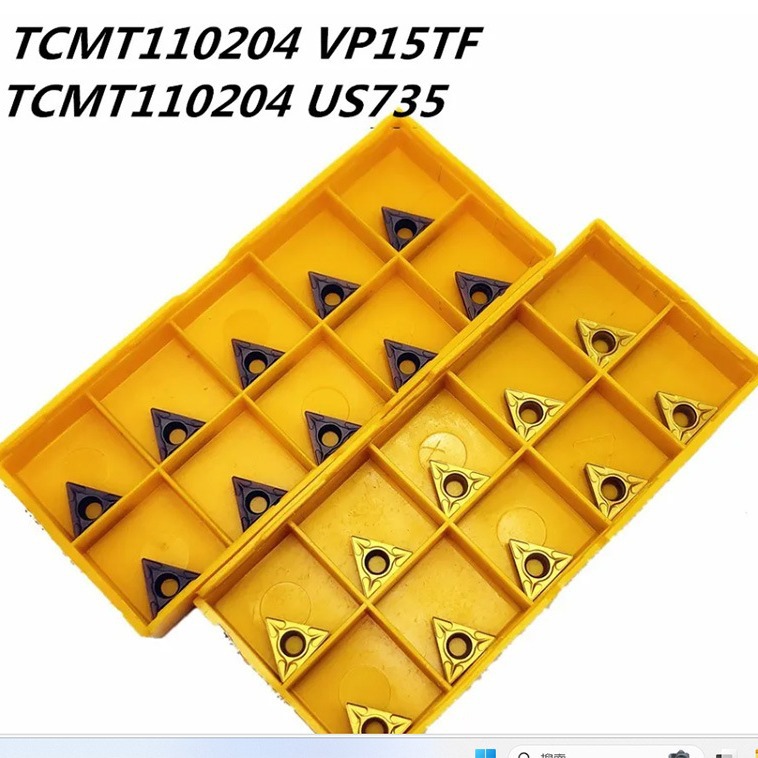 Cross-border foreign trade CNC inserts TCMT110204 US735 UE6020 VP15TF hard alloy coated details Picture