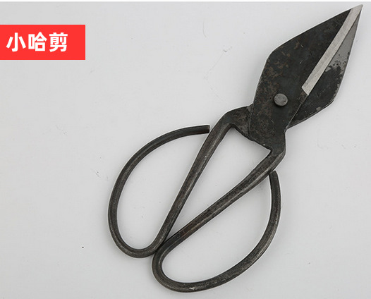 Azheng Ziwei Scissors, hand-forged scissors, civilian household scissors, leather scissors, industrial scissors, iron sheet scissors, Xiaoha scissors full figure