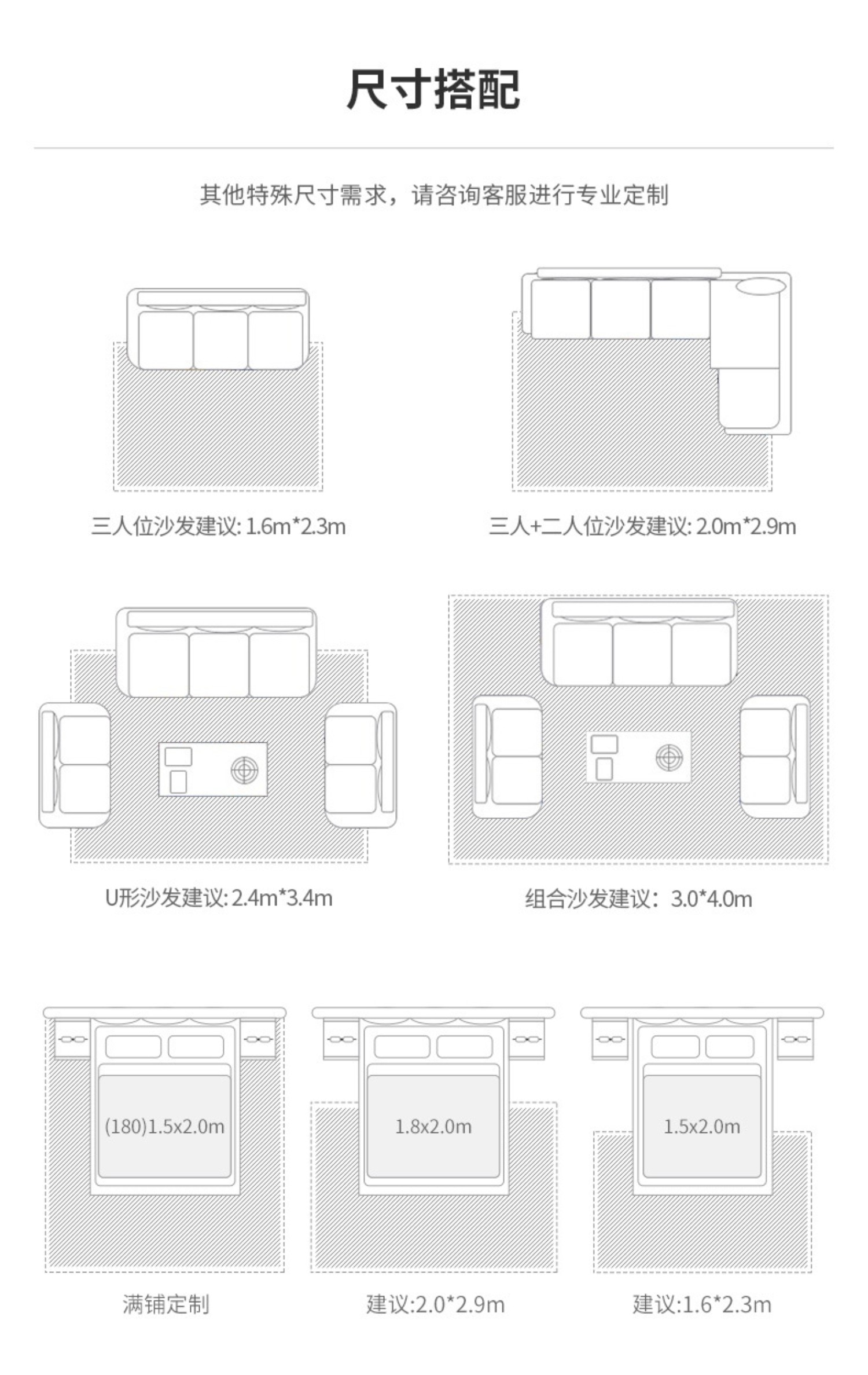 2025新款进口机织毯客厅地毯欧式轻奢高端卧室书房地垫极简耐脏易打理详情8