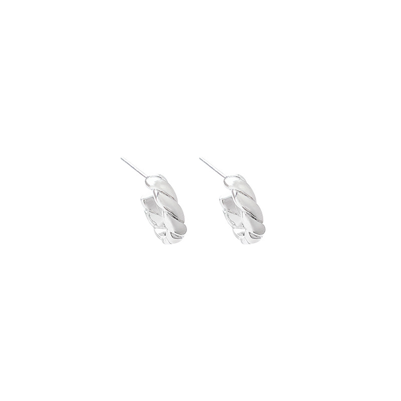 The classic plain ring earrings with a cold and elegant style are a new bestseller for women in 2025. The high-end stud earrings are a niche and light luxury accessory Item Picture