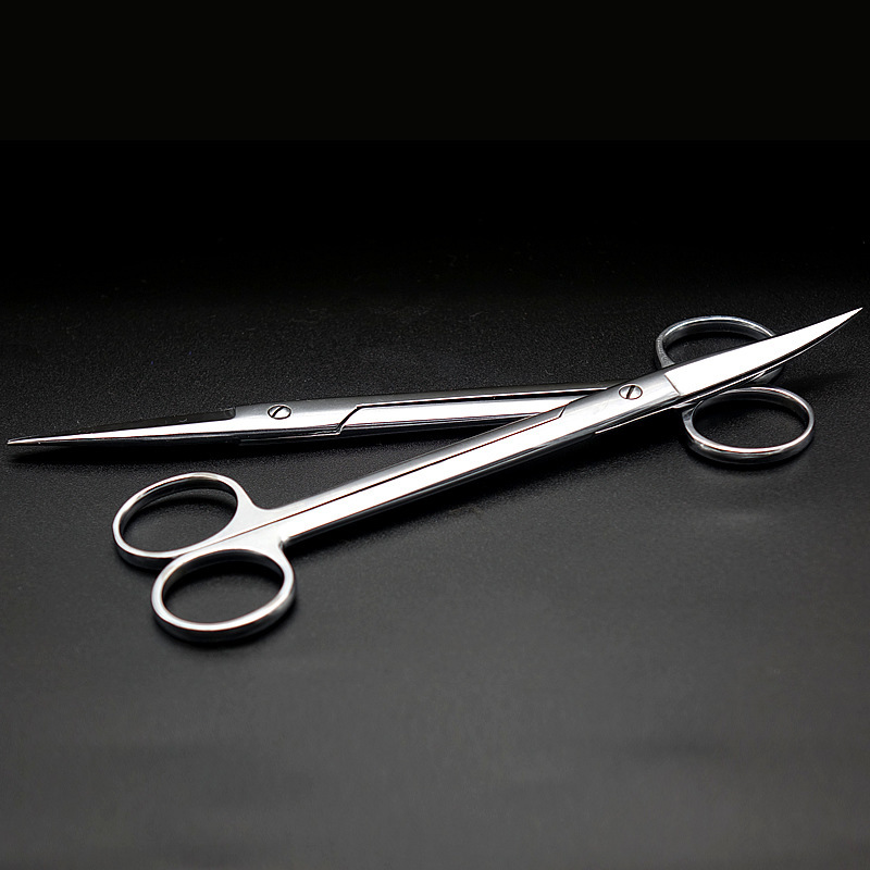 Surgical scissors, medical scissors, straight head, pointed head, curved head, dressing scissors, stainless steel gauze, thread end, nurse's thread removal scissors Application Scenario