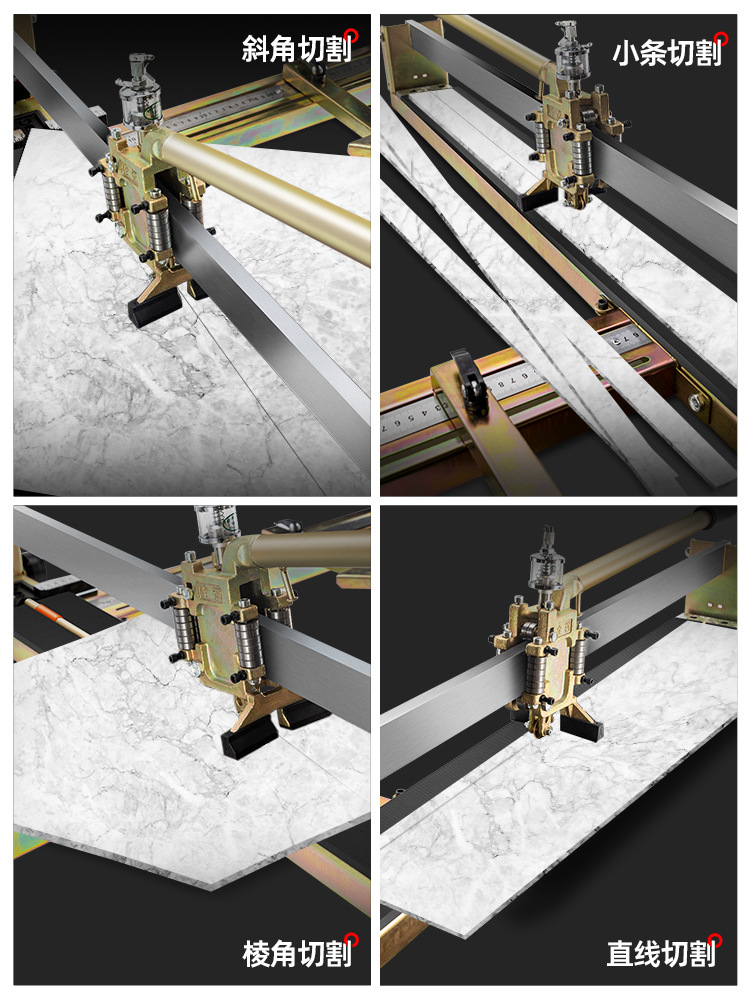 1.8-meter large tile cutting machine, manual push and pull cutting knife, high-precision 1.5, a perfect tool for cutting tiles and floor tiles, 1.8 Item Picture