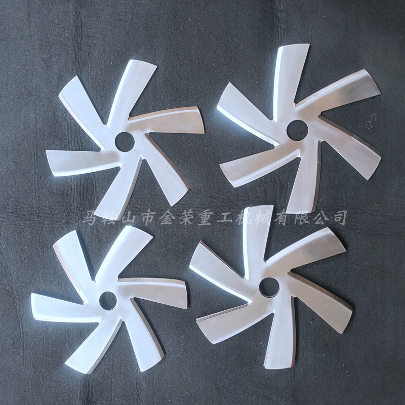 Taiwan mincing machine, garlic puree, round blade, stainless steel food pulverizer, round blade, chili vermicelli, circular sawtooth blade details Picture