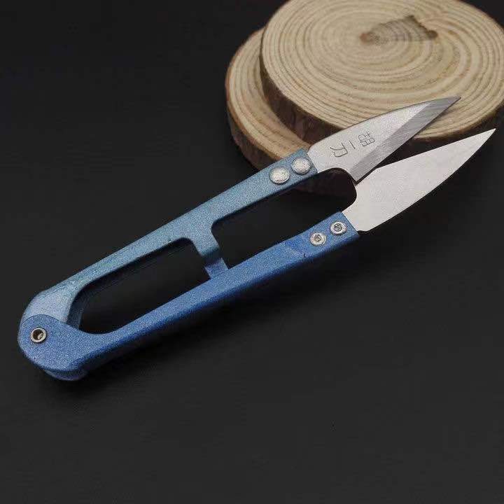 Hu Yidao's high-quality U-shaped wire shears, cross-stitch shears, spring wire shears, factory wholesale details Picture