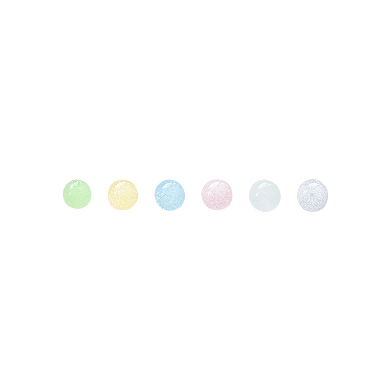 Dopamine colorful, clear and transparent, Doudou ear studs for women, exquisite and versatile, small ear piercing earrings, high-end ear bone studs Item Picture