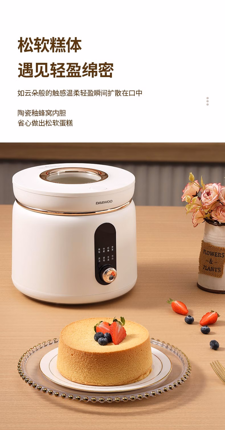 批发包邮！大宇DAEWOO多功能迷你可视天窗DYFB-D240智能电饭煲 2L详情11