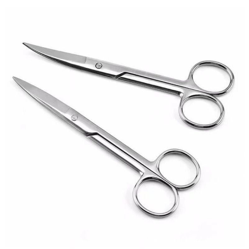 Medical scissors, common surgical scissors, beauty scissors, straight and curved surgical scissors, nurse suture removal, ophthalmic tweezers, double eyelid pointed tips Item Picture