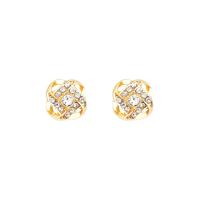 Zircon stud silver needle women's small earrings, a niche design with a sense of sophistication, a new 2023 stylish and light luxury ear accessory Item Picture