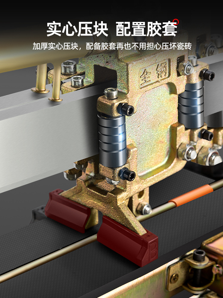 1.8-meter large tile cutting machine, manual push and pull cutting knife, high-precision 1.5, a perfect tool for cutting tiles and floor tiles, 1.8 Application Scenario